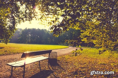 Collection nature park bench a little shop landscape 25 HQ Jpeg