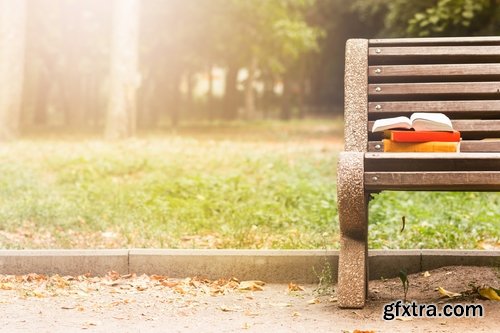 Collection nature park bench a little shop landscape 25 HQ Jpeg