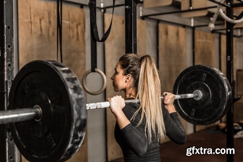 Collection girl woman with the weight training in the gym 25 HQ Jpeg