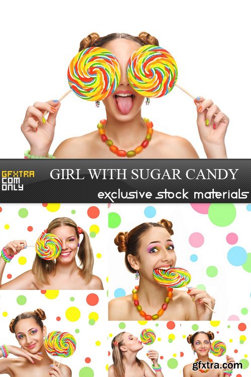 Girl with Sugar Candy - 6 UHQ JPEG