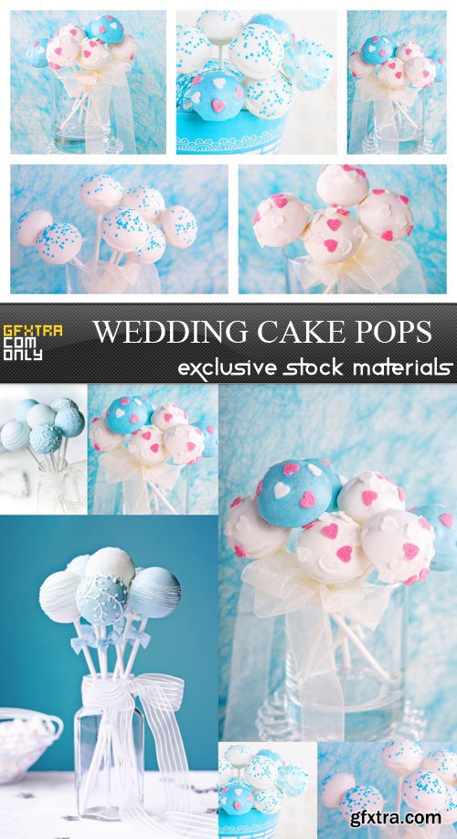 Wedding Cake Pops - 7 UHQ JPEG