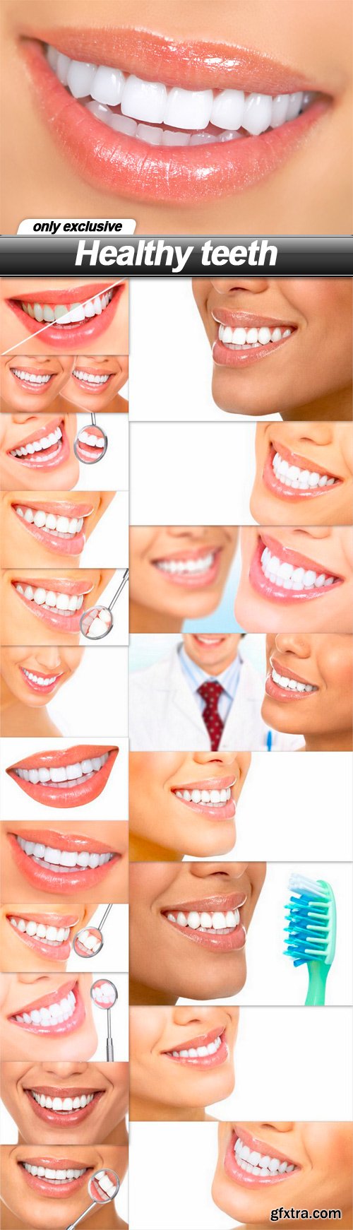 Healthy teeth - 20 UHQ JPEG