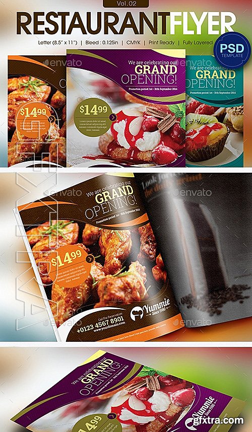 GraphicRiver - Restaurant Flyer Vol02 11595832