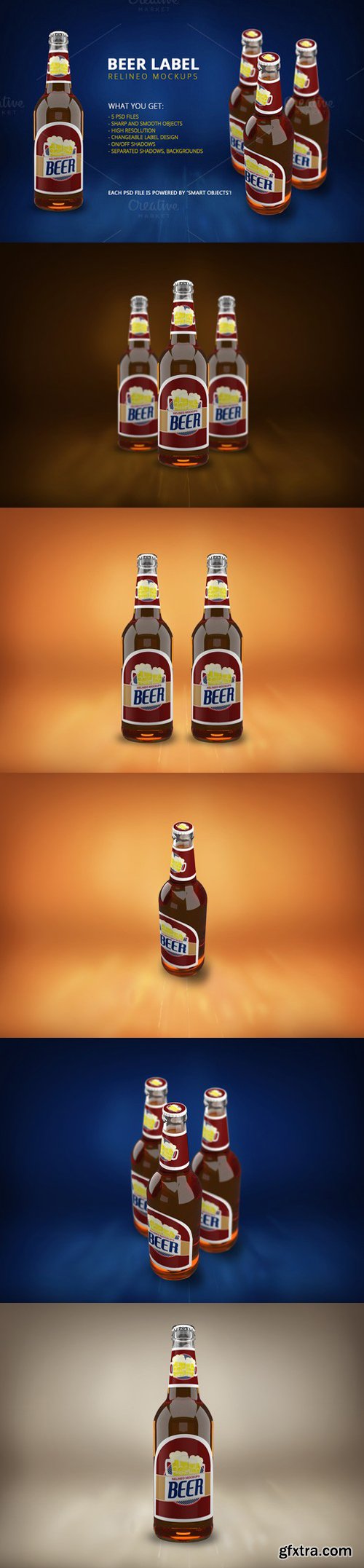 CM - Beer Label Mockup Pack 468177