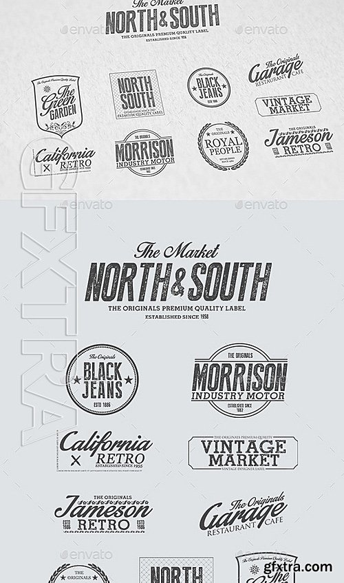 GraphicRiver - Retro Vintage Badges and Labels 10202867