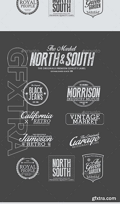 GraphicRiver - Retro Vintage Badges and Labels 10202867