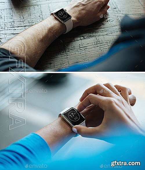 GraphicRiver - Smart Watch Mockup Set v2 12489200