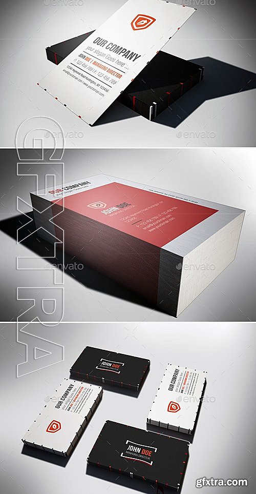 GraphicRiver - Photorealistic Business Card Mock-Up 11445256