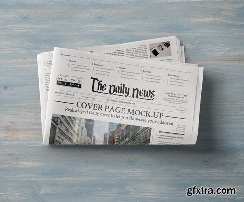 Daily Newspaper Psd Mockup Vol 3