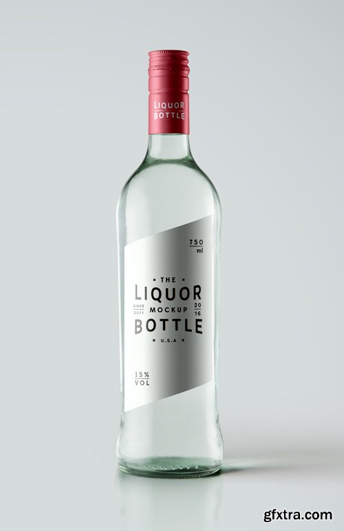 Psd Liquor Bottle Mockup