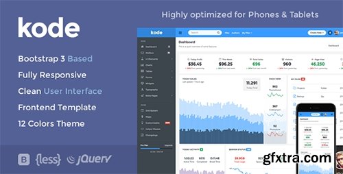 ThemeForest - Kode v1.1 - Responsive Admin Dashboard Template - 10814250