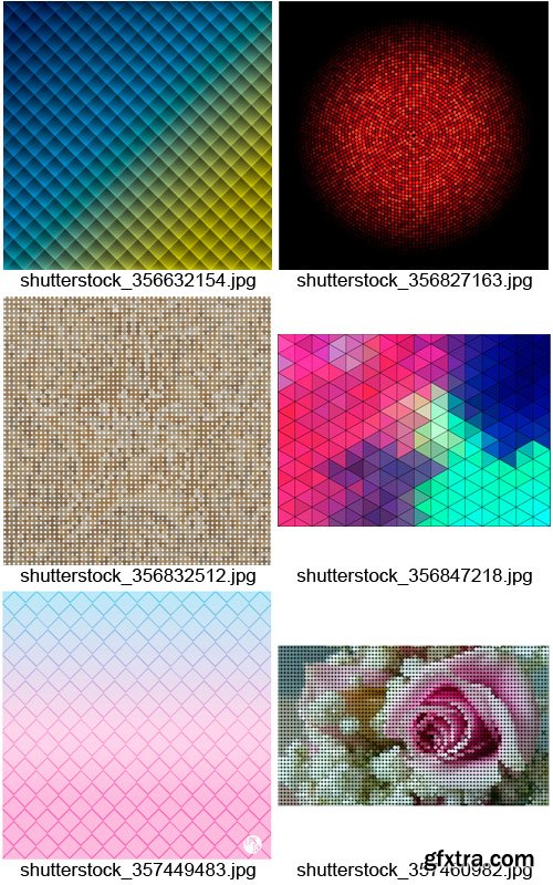 Amazing SS - Mosaic Backgrounds 2, 25xEPS