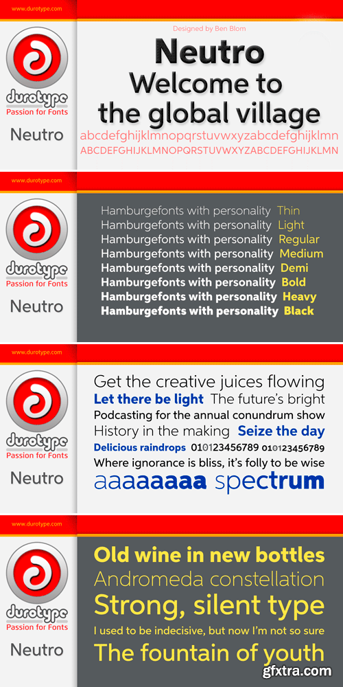 Neutro Font Family