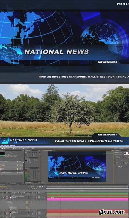 News Intro Opening After Effects Templates