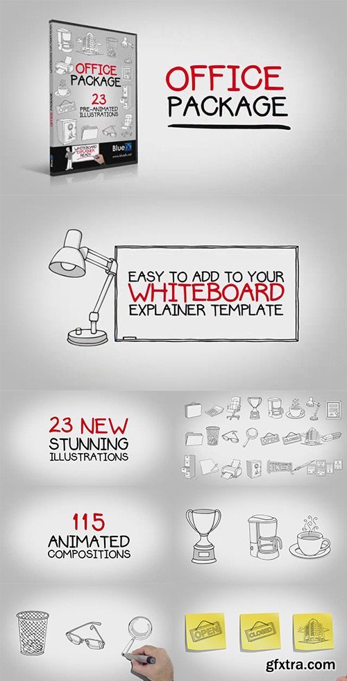 Whiteboard Office Character Package