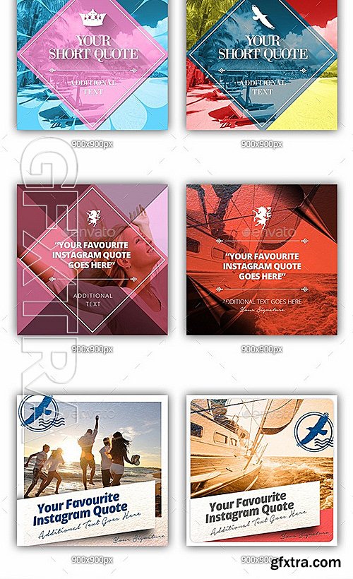 GraphicRiver - Multipurpose Instagram Quotes Banner Templates 11938049