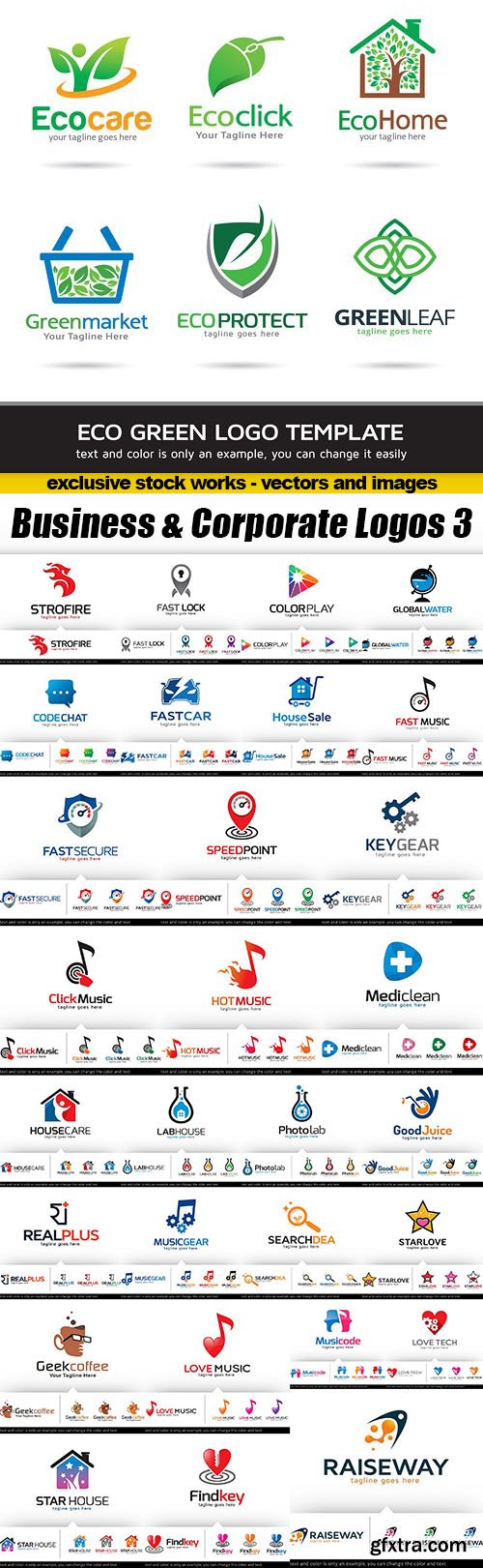 Business & Corporate Logos 3 - 30xEPS, AI