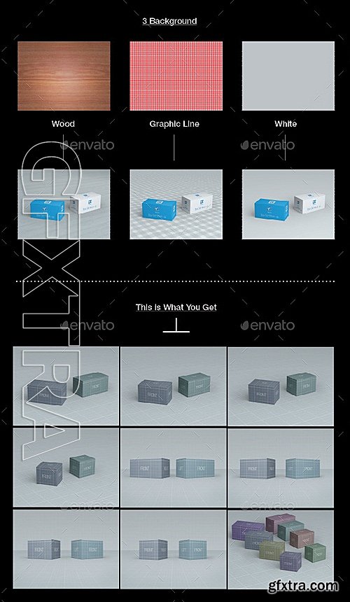 GraphicRiver - MyBox Set Mock-Up 02 8772362