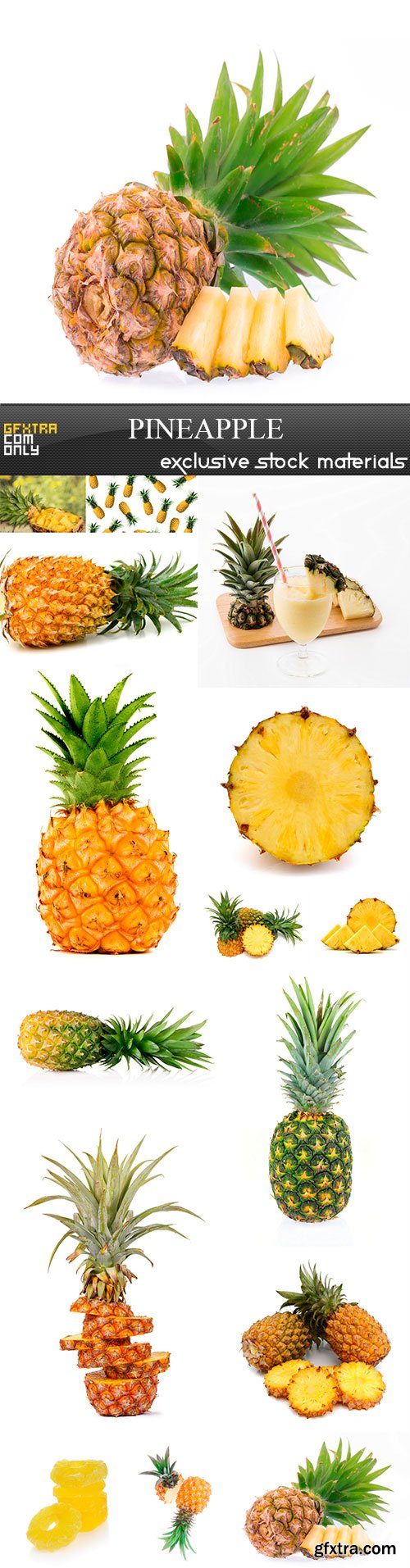 Pineapple, 15 x UHQ JPEG