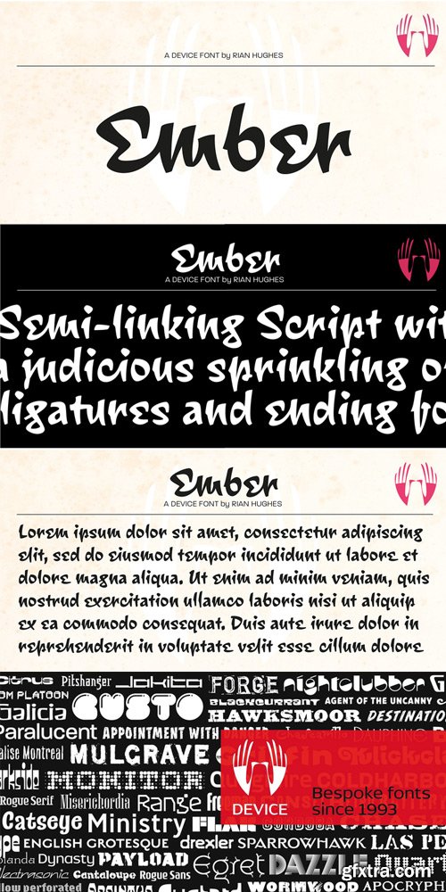 Ember Font $39