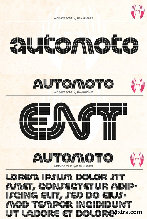 Automoto Font $59