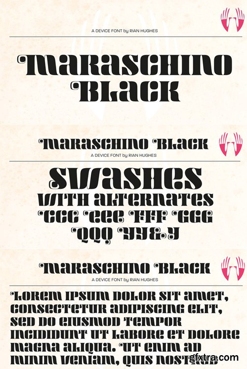 Maraschino Font $39