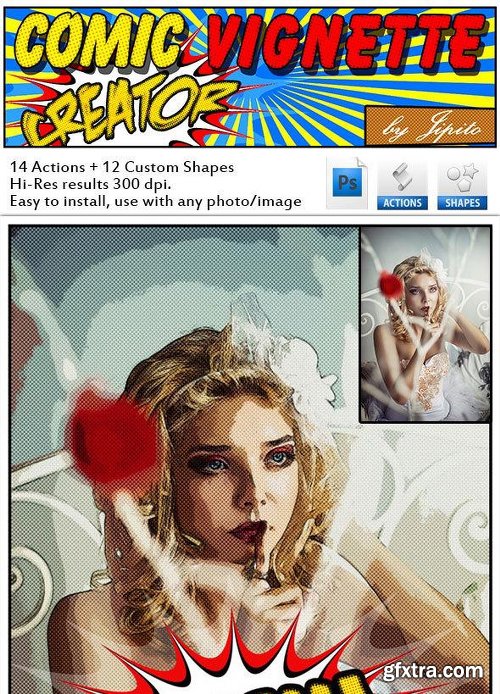 Graphicriver Complete Comic Vignette Creator 14375859