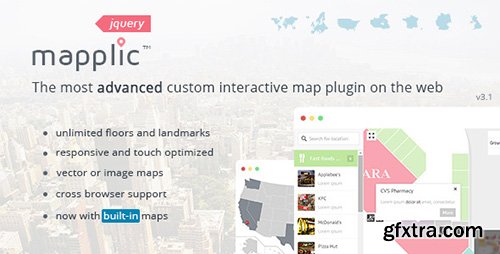 CodeCanyon - Mapplic v3.1 - Custom Interactive Map jQuery Plugin - 6275001