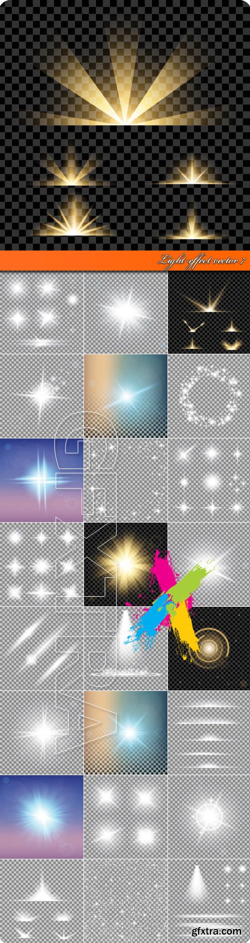 Light effect vector 7