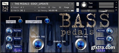 Bad Cat Samples The Bass Pedals KONTAKT EXS24-DISCOVER