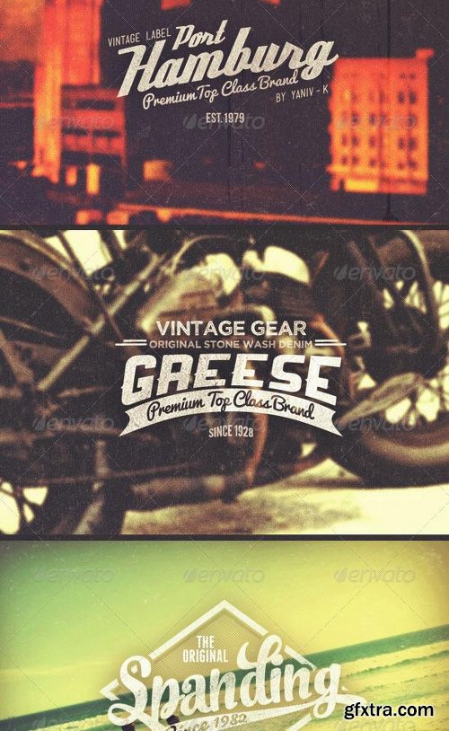 Graphicriver Vintage Labels Vol.2 5066942