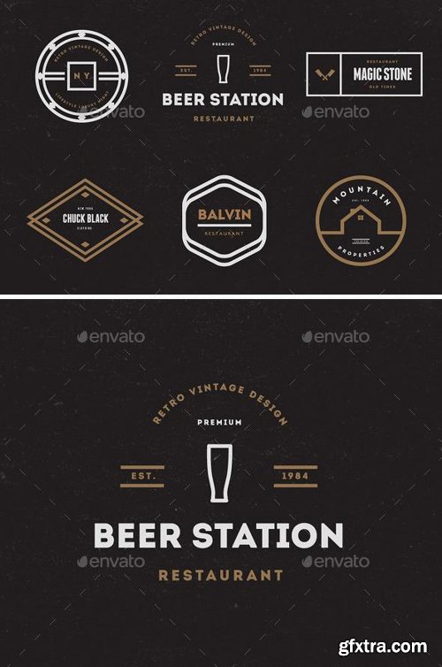 Graphicriver Vintage Labels & Badges / Logos V20 9197279