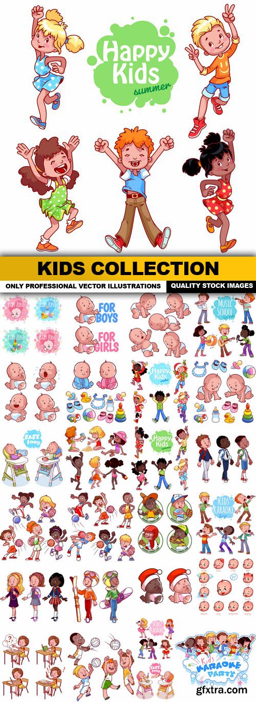 Kids Collection - 25 Vector