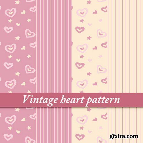 Valentine's Day Exclusive Patterns - 6 EPS