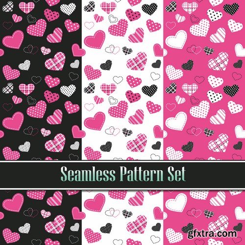 Valentine's Day Exclusive Patterns - 6 EPS