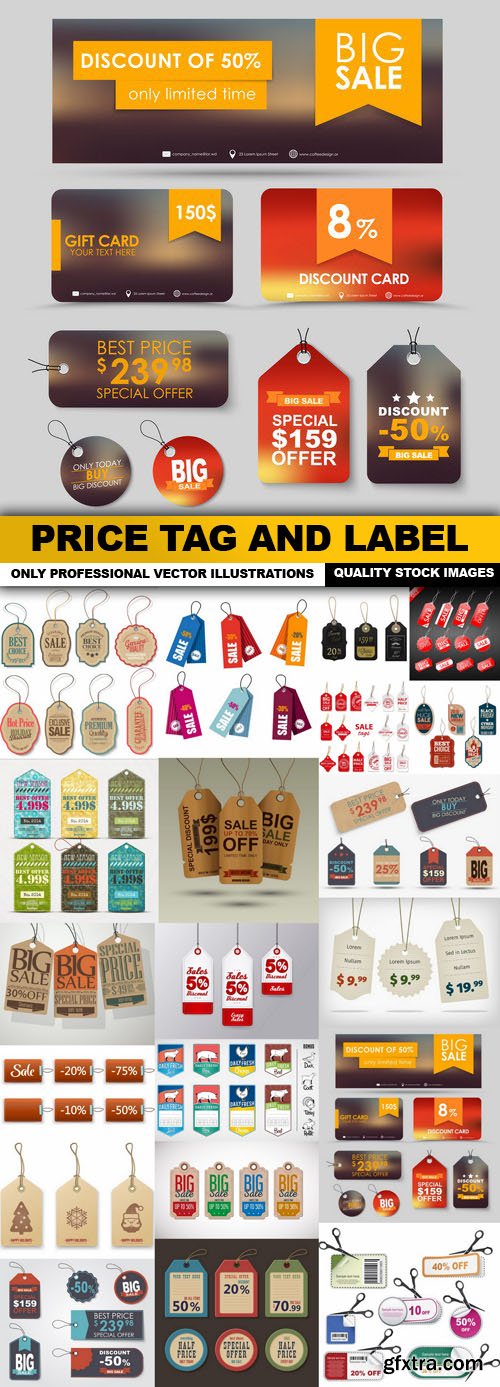 Price Tag And Label - 20 Vector