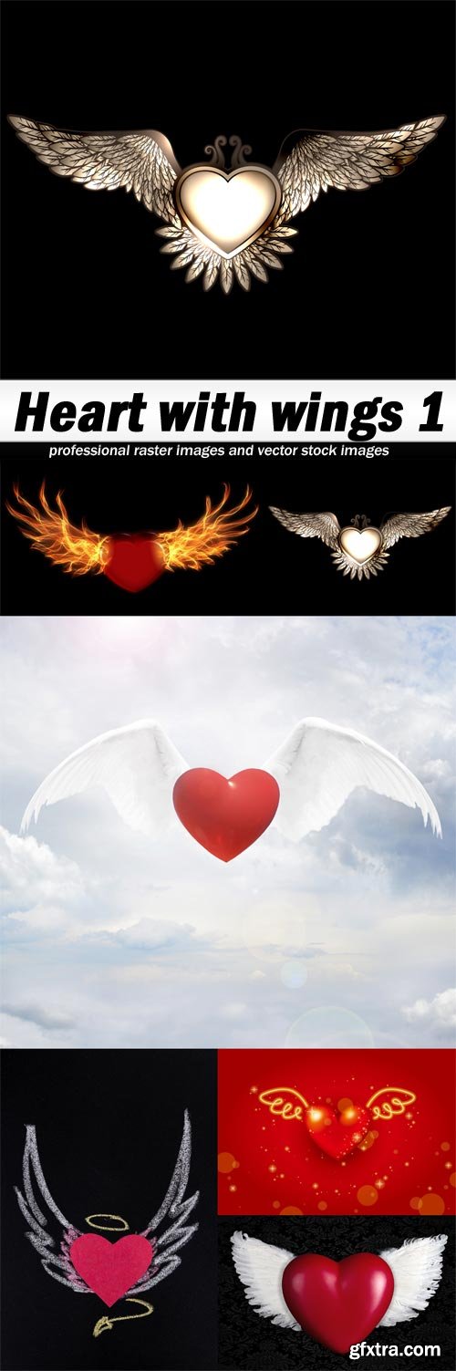 Heart with wings 1