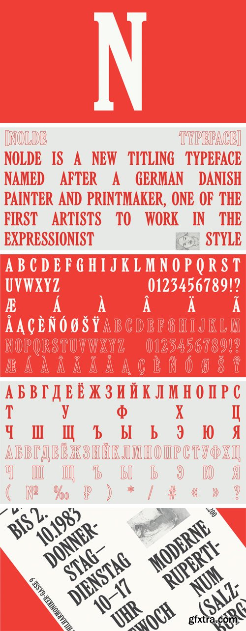 Nolde Font Family