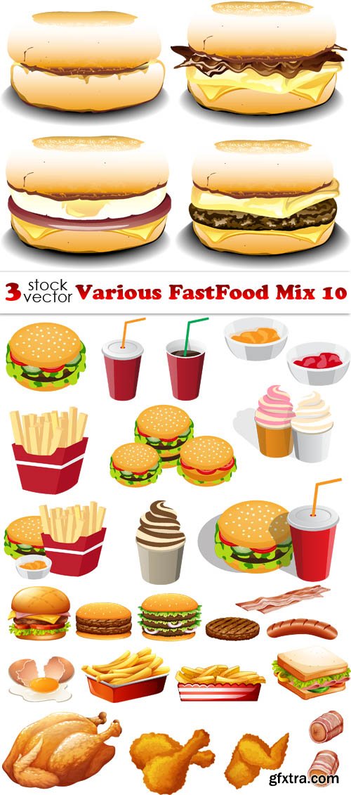 Vectors - Various FastFood Mix 10