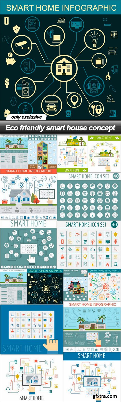 Eco friendly smart house concept - 16 EPS