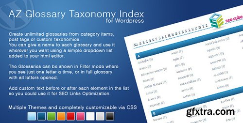 CodeCanyon - AZ Glossary Taxonomy Index v1.07 - 4481898