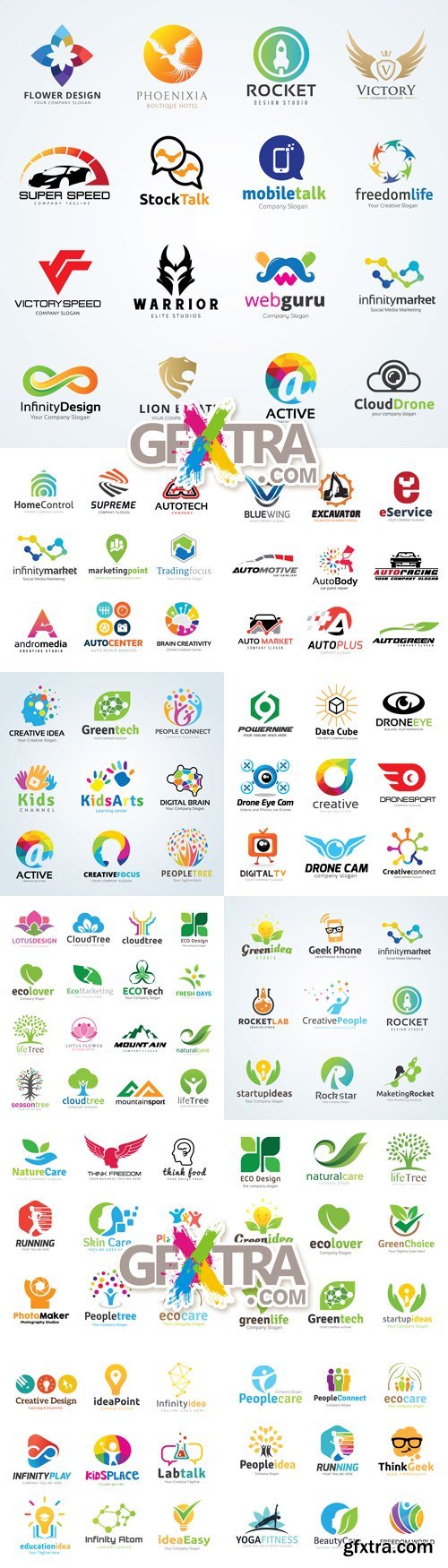 Icons, Logos, Design Elements Vector