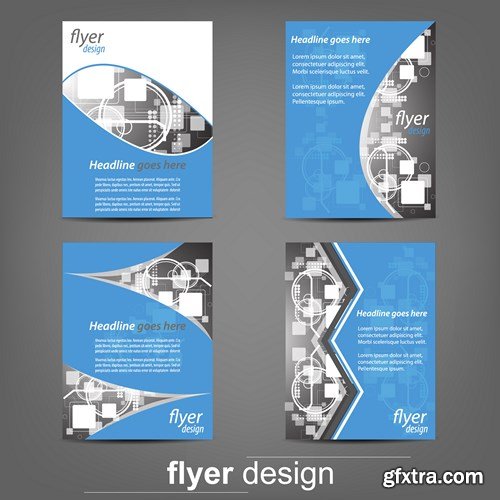 Design Flyer & Corporate Brochures 8 - 25xEPS