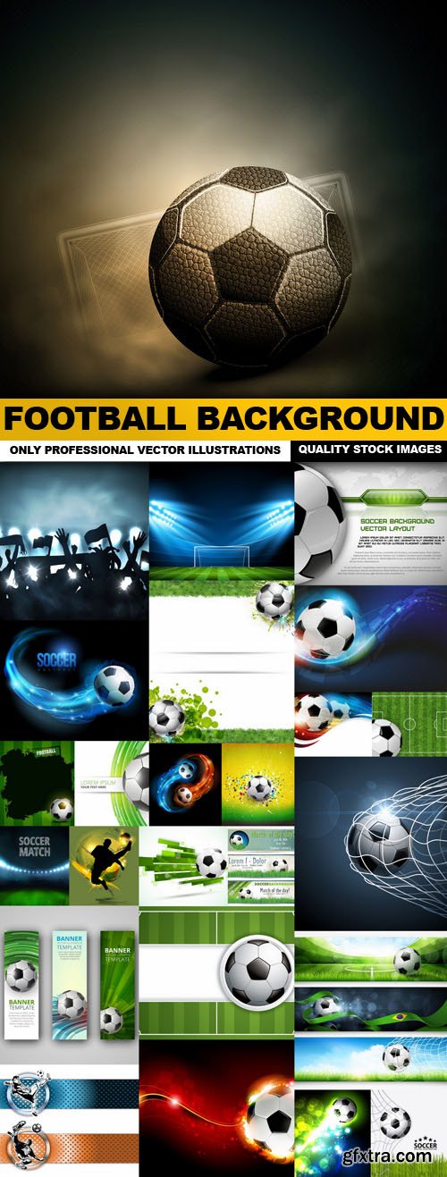 Football Background - 25 Vector