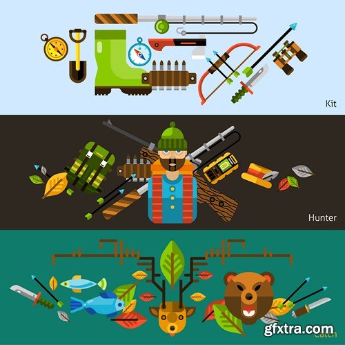 Flat Vector Design 26 - 25xEPS