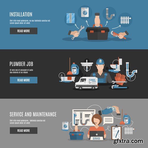 Flat Vector Design 26 - 25xEPS