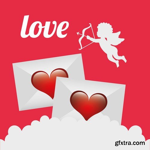 Love card design 15 - 25 EPS