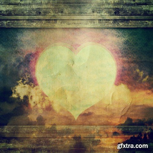 Background with heart 1