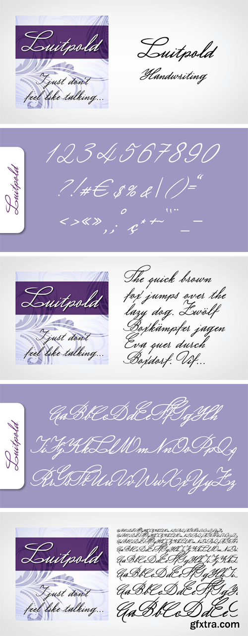 Luitpold Handwriting Font