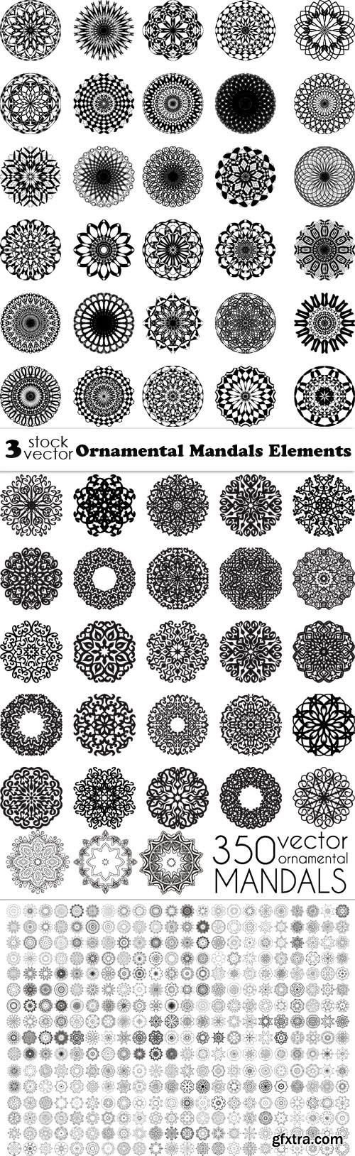 Vectors - Ornamental Mandals Elements